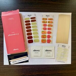 Ohora N Vintage Rose NP-135 – pleuvoir e.y collab semi-cured gel nail strips